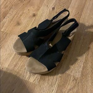 Clark sandal wedge